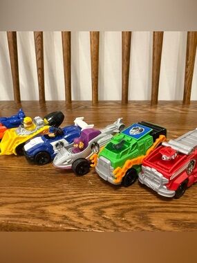 PAW Patrol True Metal Die-Cast Vehicle Lot of 6 - Marshall, Chase, Skye & More!